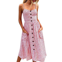 Load image into Gallery viewer, Sleeveless Buttons Front Dress - UrbClo