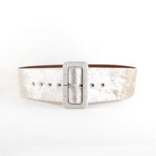 Load image into Gallery viewer, Wide Buckle Velvet Belt - UrbClo