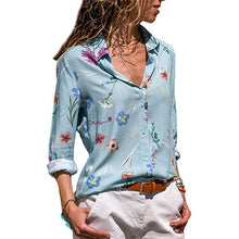 Load image into Gallery viewer, Turn-Down Collar Casual Blouse - UrbClo