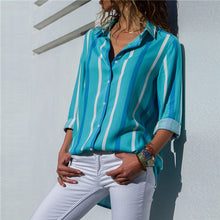 Load image into Gallery viewer, Turn-Down Collar Casual Blouse - UrbClo